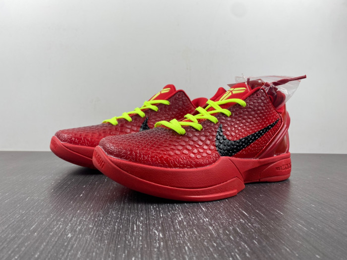 nike kobe 6 protro “reverse grinch” fv4921-600