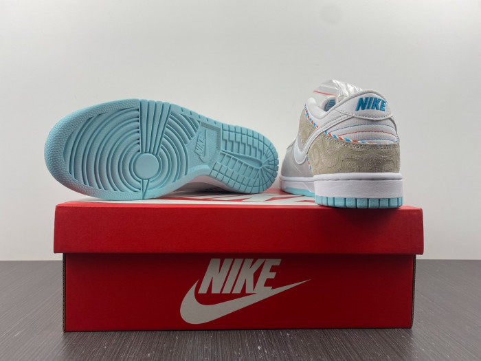 nike sb dunk low “barber shop” dh7614-500