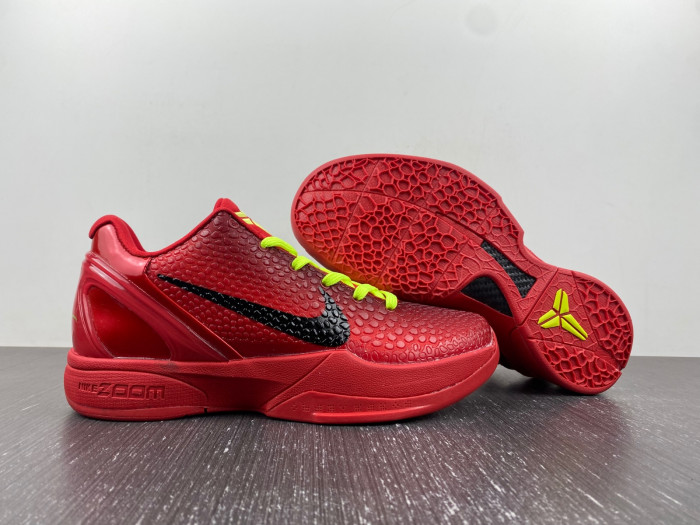 nike kobe 6 protro “reverse grinch” fv4921-600