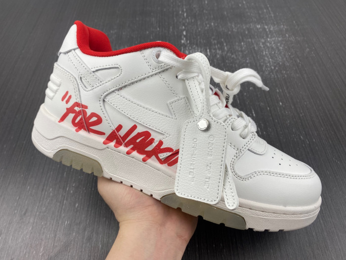 off-w out of office lace-up sneakers