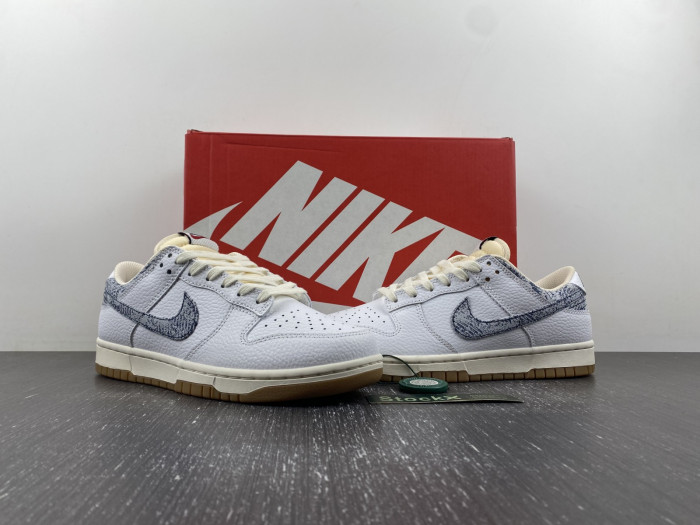 nike dunk low new americana washed denim fn6881-100