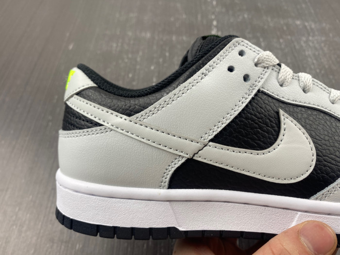 nike dunk low grey panda volt fd9756-001