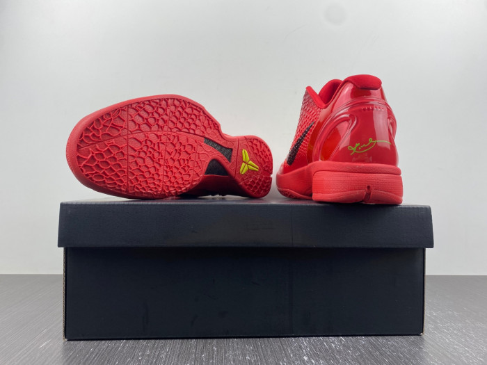 nike kobe 6 protro “reverse grinch” fv4921-600