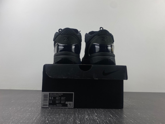 nike kobe 4 protro “black gold” fq3544-001