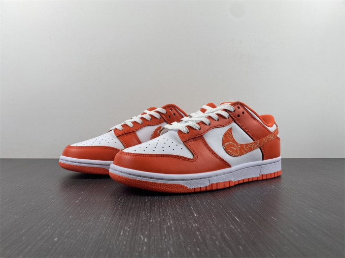 nike dunk low “orange paisley” dh4401-103