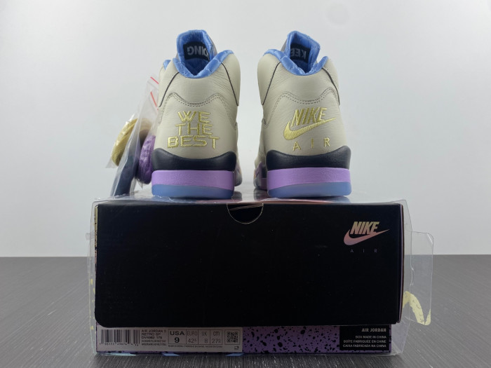 dj khaled x air jordan 5 “sail” dv4982-175