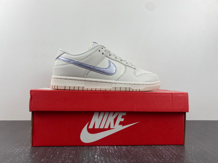 nike dunk low ess sail oxygen purple (women