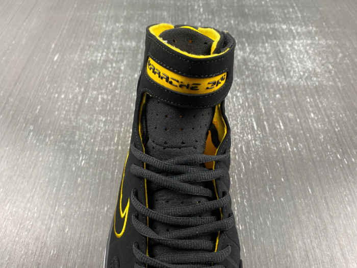 nike air zoom huarache 2k4 black varsity maize 308475-003