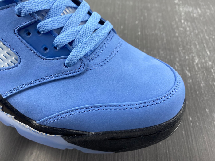 air jordan 5 “unc” university blue/black-white dv1310-401