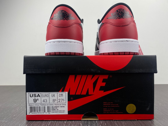 air jordan 1 retro low og black toe cz0790-106