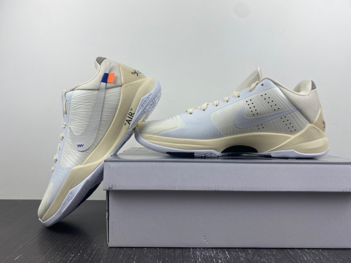 nike kobe 5 protro undefeated rice whiten kb5-0615