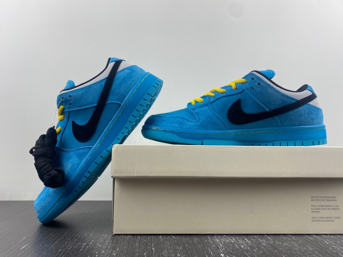 the powerpuff girls x nike sb dunk low “buttercup” ndl08301