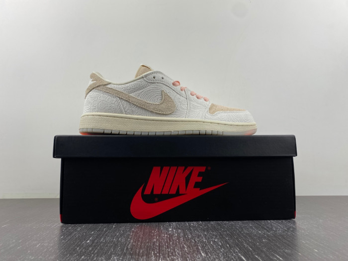 chris paul x air jordan 1 low og “give them flowers” fz0455-200