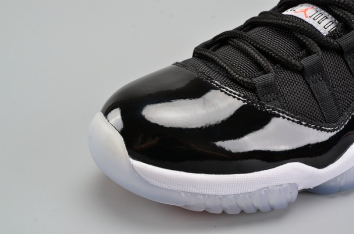 air jordan 11 retro low "infrared 23" black mens 528895-023