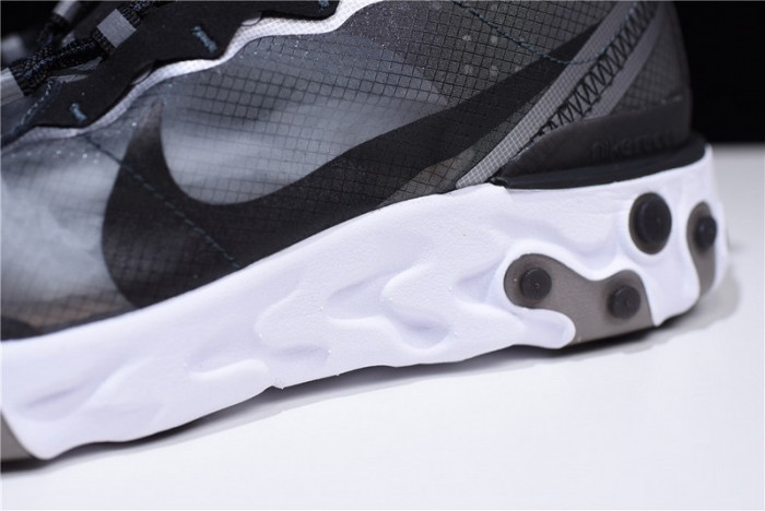 nike react element 87 black white aq1090-001