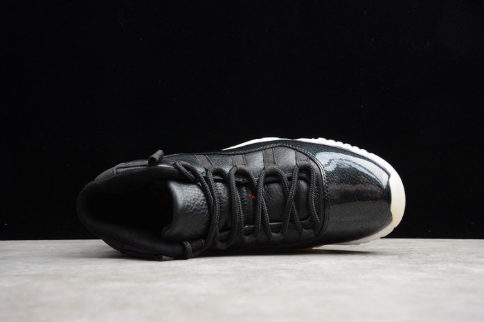 jordan 11 retro bp "72-10" black 378037-002