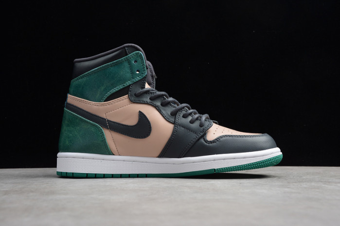 air jordan 1 high cracked metallic leather ah7389-203