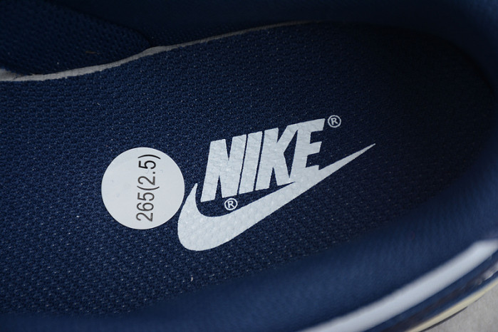 nike sb dunk low navy blue white running shoe dd1503-115