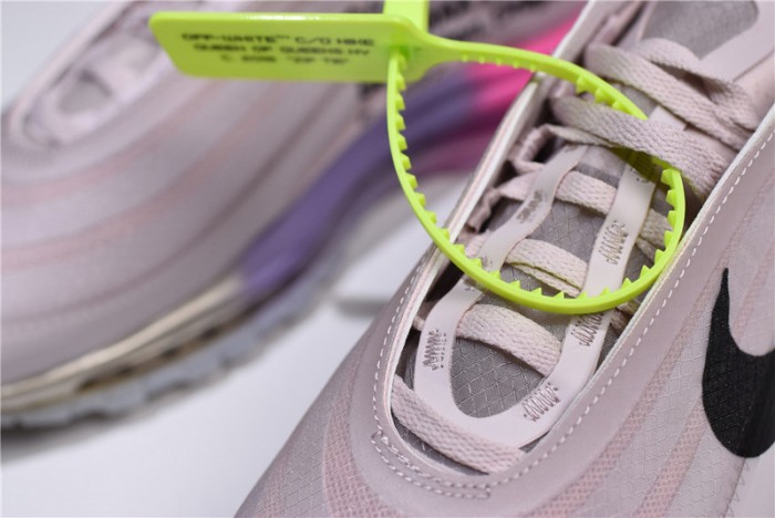 ow nike air max 97 rose aj4585-600
