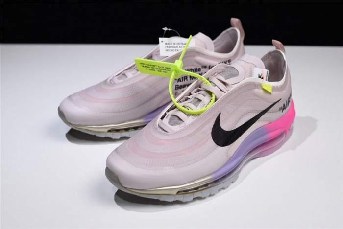ow nike air max 97 rose aj4585-600