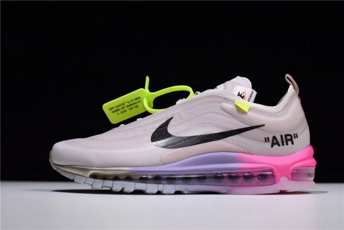 ow nike air max 97 rose aj4585-600
