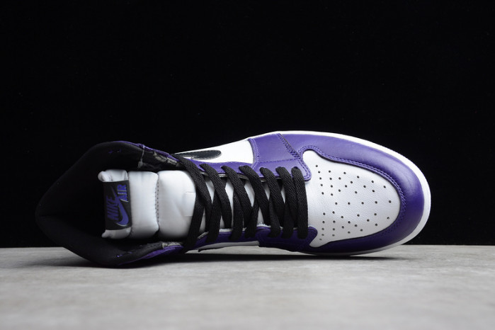 air jordan 1 aj1 court purple white 555088-500