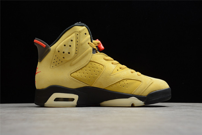 travis scott air jordan 6 yellow cactus jack cn1084-300