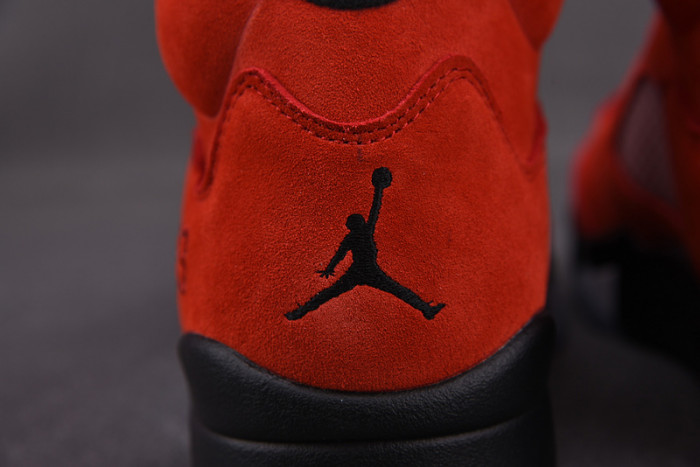 air jordan 5 raging bull 2021 red suede dd0587-600