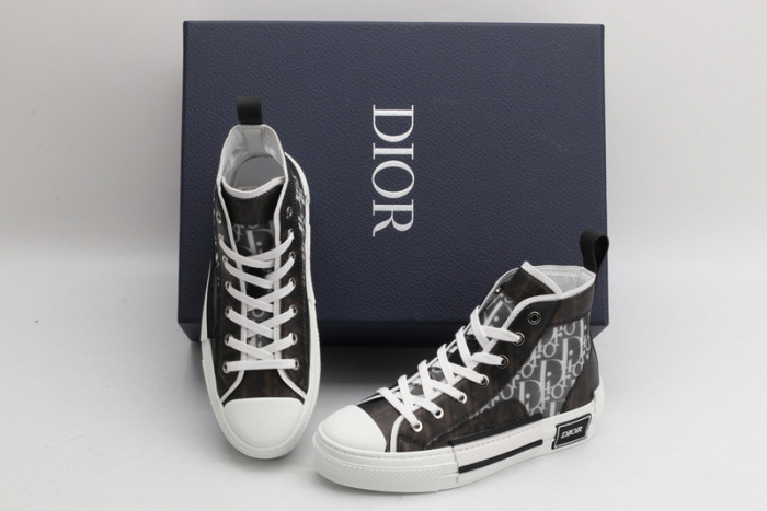 b23 oblique high top sneakers black white t00480h050