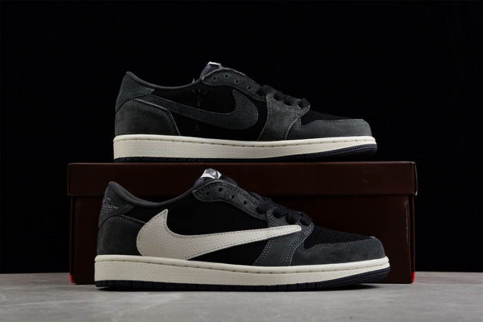 travis scott x air jordan 1 low og “black/phantom” dm7866-001