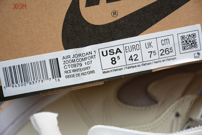 air jordan 1 high zoom air cmft pearl white ct0979-107