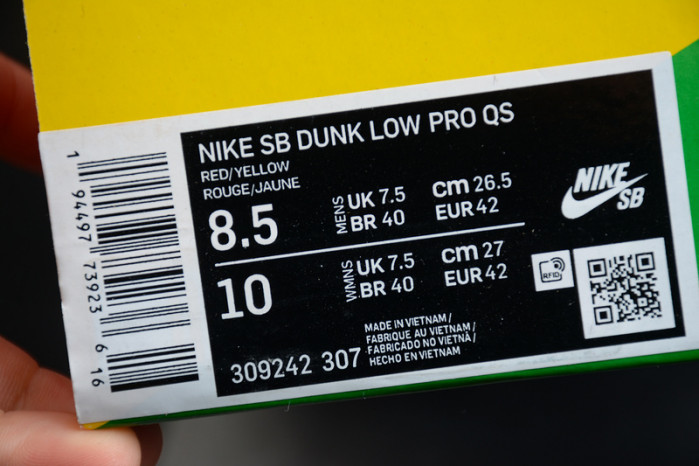 nike sb dunk low "vietnam 25th anniversary" 309242-307