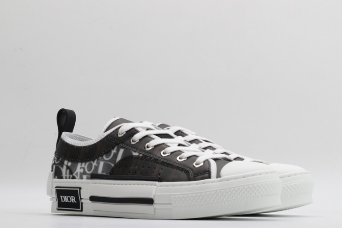 b23 oblique low black white sneakers t00480h051