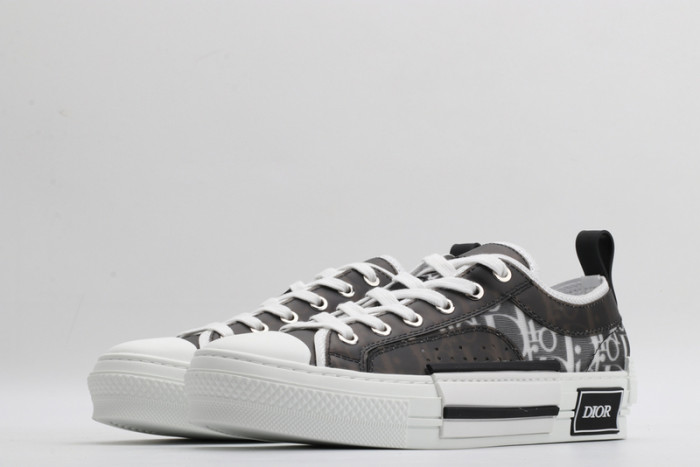 b23 oblique low black white sneakers t00480h051