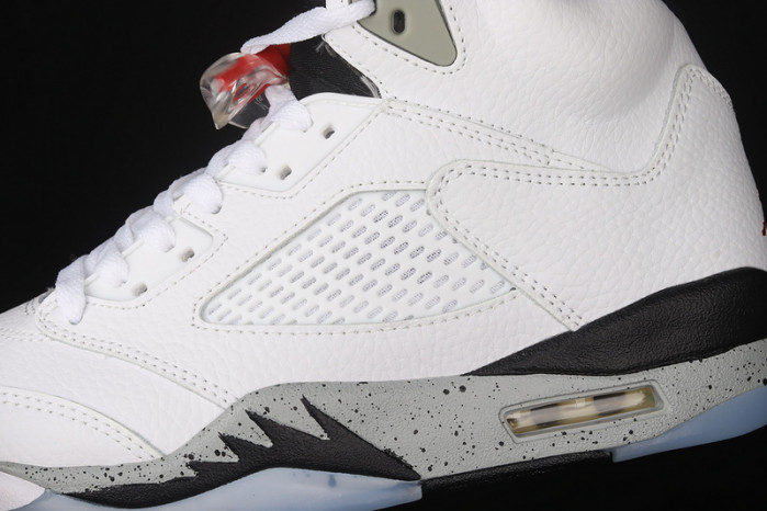 air jordan 5 retro "white cement" mens 136027-104