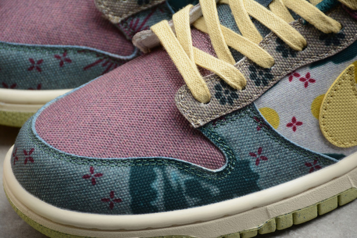 nike dunk low lemon wash multi-color cz9747-900