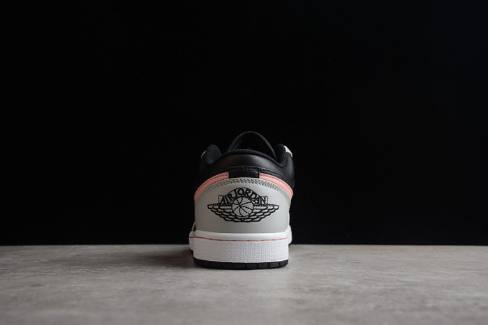 air jordan 1 low white grey black pink 553558-062