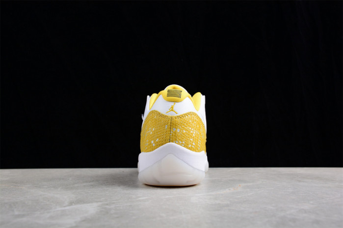 air jordan 11 low wmns “yellow snakeskin” ah7860-107