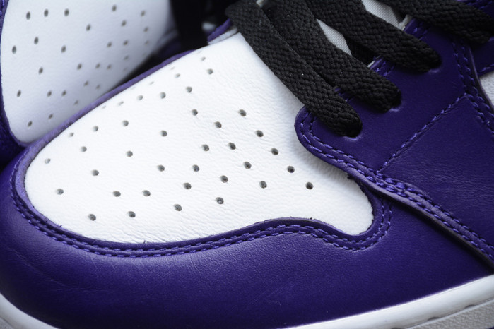 air jordan 1 aj1 court purple white 555088-500