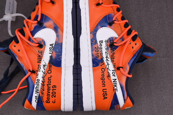 off-w x nike dunk low orange purple ct0856-801