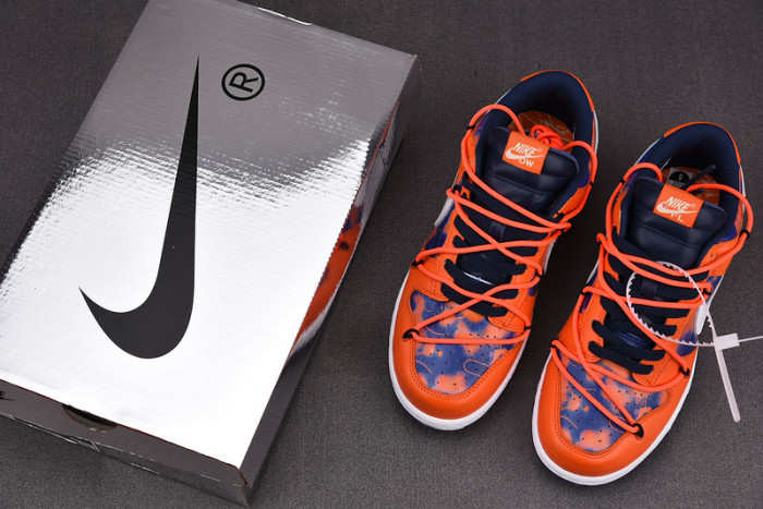 off-w x nike dunk low orange purple ct0856-801