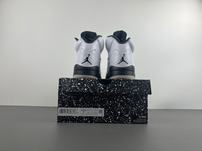 air jordan 5 “white black” dd0587-110