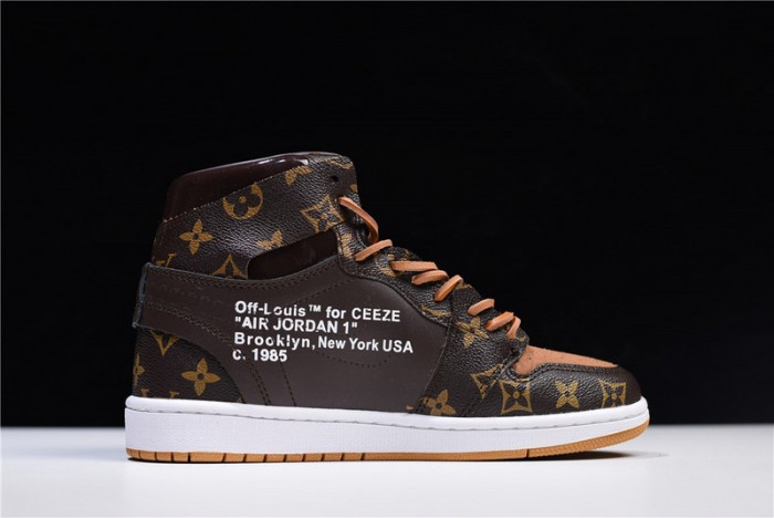 off-w x air jordan 1 x l&v aq0818-202