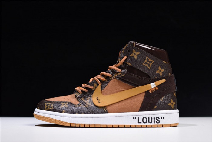 off-w x air jordan 1 x l&v aq0818-202