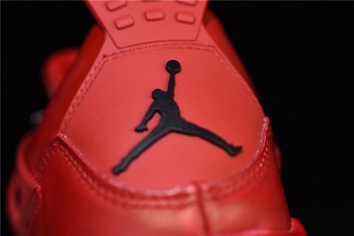 air jordan 4 fire red gum singles day av3914-600