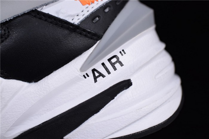 ow x nike m2k tekno black ,white a03108 062