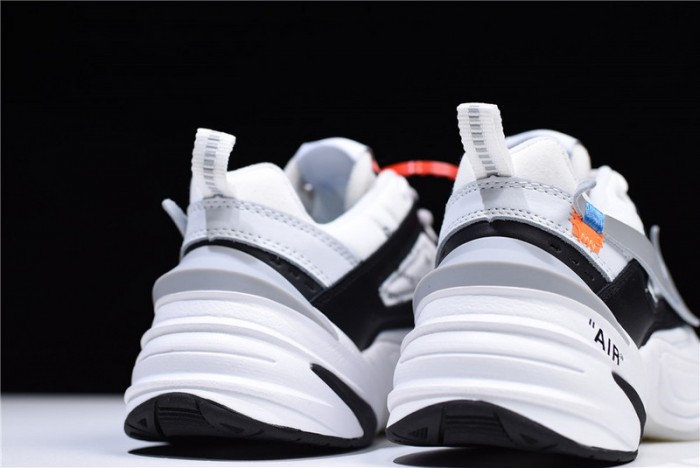ow x nike m2k tekno black ,white a03108 062