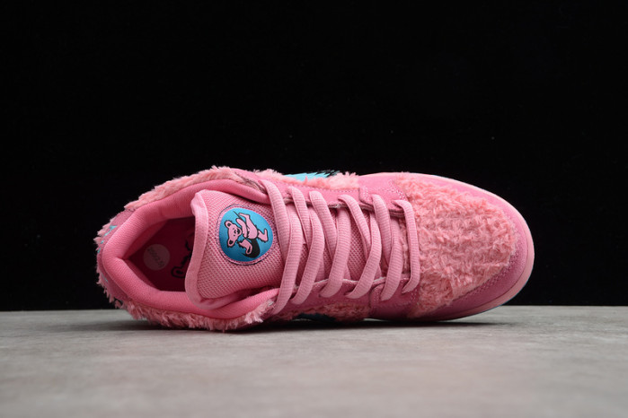 grateful dead x nike sb dunk low pink bear cj5378-600