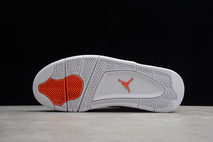 air jordan 4 retro orange metallic ct8527-118