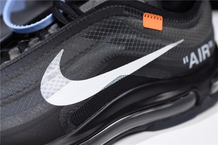 ow nike air max 97 black aj4585-001